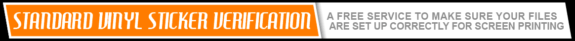 Standard Sticker Artwork Verification logo