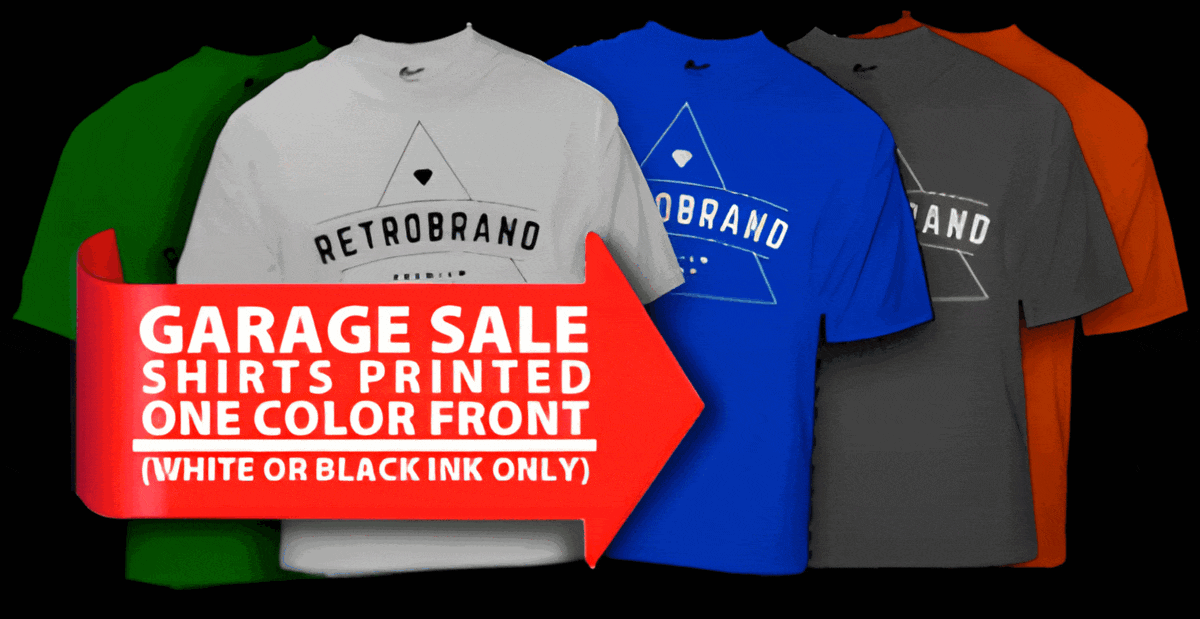 Garage Sale T-Shirt Deal