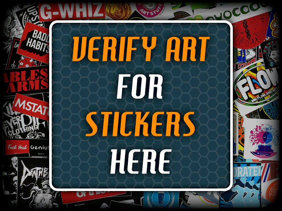 Sticker Artwork Verification